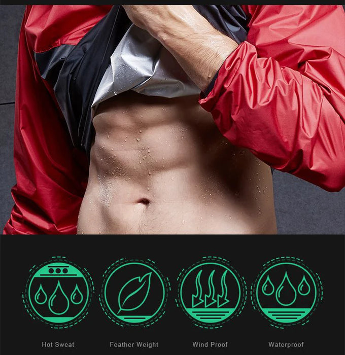 Men’s Hooded Sports Windbreaker Workout Jacket