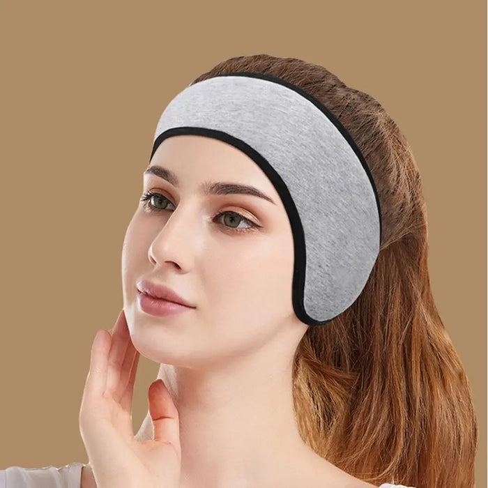 Comfortable Three-Layer Blackout Sleep Mask with Ear Muffs