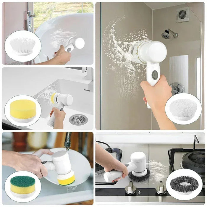 Rechargeable Electric Spin Scrubber