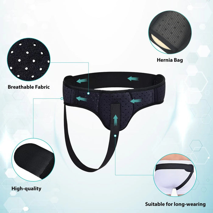 Adjustable Unisex Hernia Belt Truss