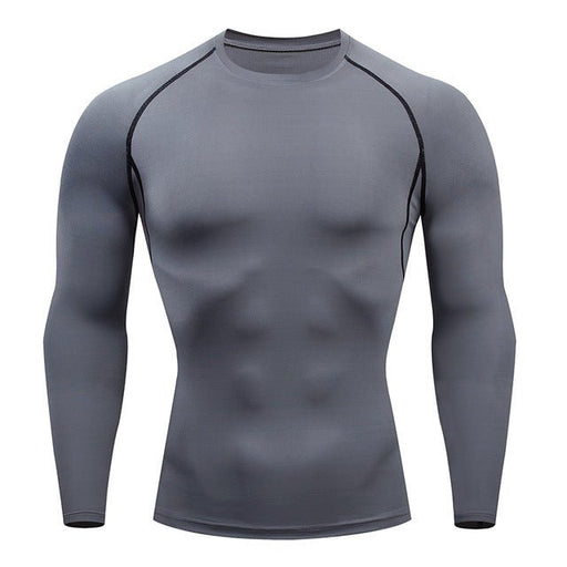 Men's Essentials Long-Sleeve Compression T-Shirt - Flamin' Fitness