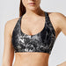 Metallic Print Sports Bra - Flamin' Fitness