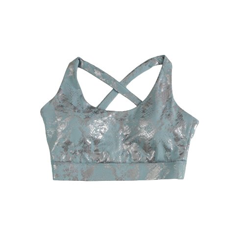 Metallic Print Sports Bra - Flamin' Fitness